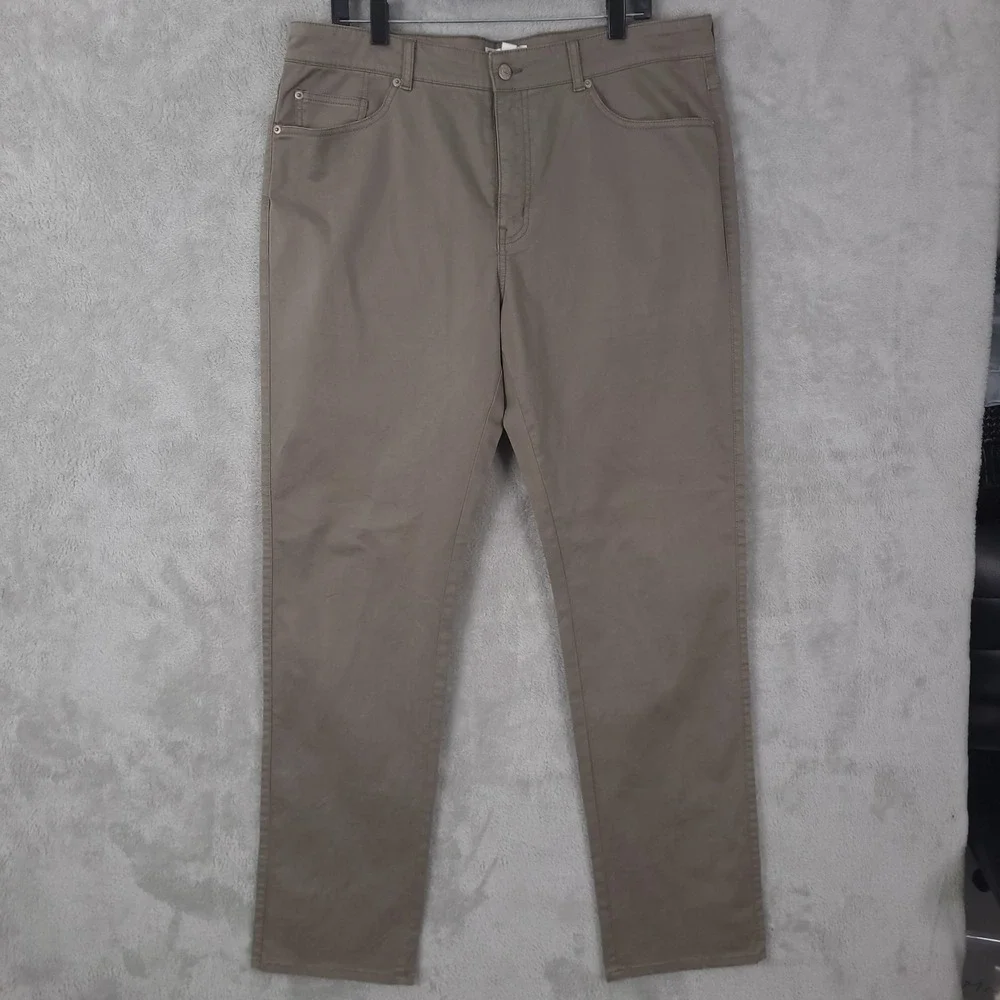 Peter Millar Pants Mens 38x33 Stretch Five Pocket Cotton Sateen Casual Golf
